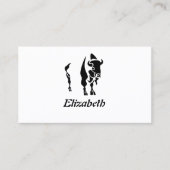Silhouette Black Buffalo Visitekaartje (Voorkant)