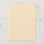  Silhouette Bloemen Wedding Insert Kaart (Achterkant)