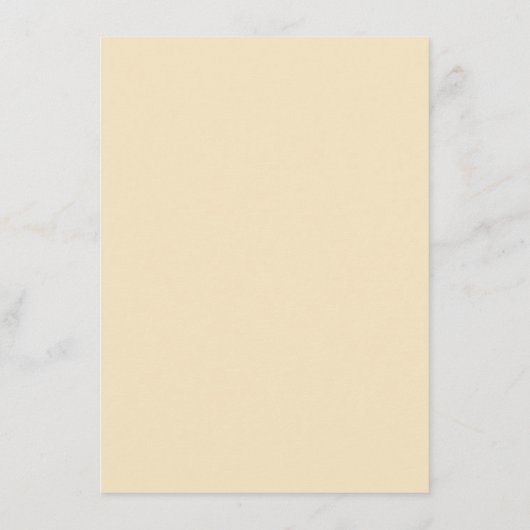 Silhouette Bloemen Wedding Insert Kaart (Achterkant)