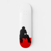 Silhouette Board Skateboard (Voorkant)