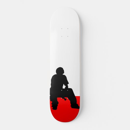 Silhouette Board Skateboard (Voorkant)