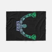 Silhouette Boys Boxer Shirt Boxer Shirt Mannen Box Fleece Deken (Voorkant (Horizontaal))