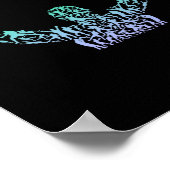 Silhouette Boys Boxer Shirt Boxer Shirt Mannen Box Poster (Hoek)