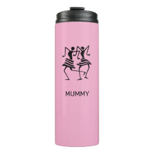 Silhouette Celebration Dance Mumm Pink Thermosbeker