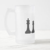 Silhouette Chess Piecedman Matglas Bierpul (Links)
