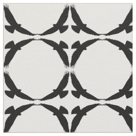 Silhouette Circle van Hawks Bird natuur kunst Stof