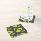 Silhouette Citroen Limoen Modern Huwelijk Kartonnen Onderzetters (Insitu)