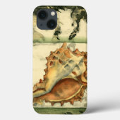 Silhouette Conch Shell Case-Mate iPhone Case (Achterkant)