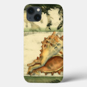 Silhouette Conch Shell Case-Mate iPhone Case (Achterkant)