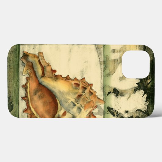 Silhouette Conch Shell Case-Mate iPhone Case (Achterkant (horizontaal))