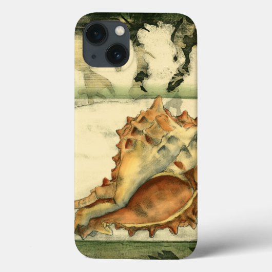 Silhouette Conch Shell Case-Mate iPhone Case (Achterkant)