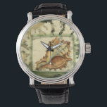 Silhouette Conch Shell Horloge<br><div class="desc">Blijf ontspannen met dit stuk hedendaagse kunst van Jennifer Goldberger. Haar collectie van seashell-kunst is ontspannen en inspirerend. Dit kunstwerk richt zich op een grote Conch-zeeslag omringd door groen koraalrif. Haal deze prachtige oceaankunst vandaag met een silhouet op je volgende product.</div>