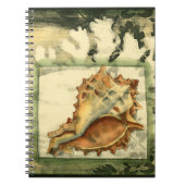 Silhouette Conch Shell Notitieboek (Voorkant)