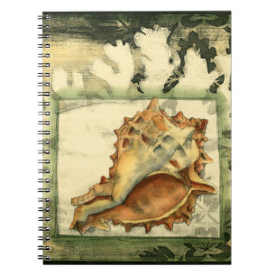 Silhouette Conch Shell Notitieboek