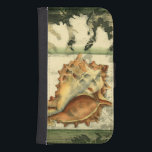 Silhouette Conch Shell Galaxy S4 Portemonnee Hoesje<br><div class="desc">Blijf ontspannen met dit stuk hedendaagse kunst van Jennifer Goldberger. Haar collectie van seashell-kunst is ontspannen en inspirerend. Dit kunstwerk richt zich op een grote Conch-zeeslag omringd door groen koraalrif. Haal deze prachtige oceaankunst vandaag met een silhouet op je volgende product.</div>