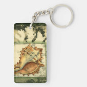 Silhouette Conch Shell Sleutelhanger (achterkant)