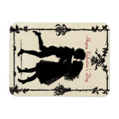 Silhouette Couple Magneet (Horizontaal)