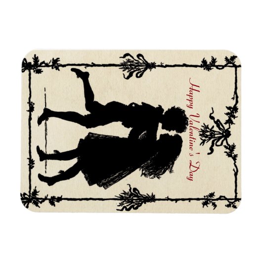 Silhouette Couple Magneet (Horizontaal)