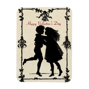  Silhouette Couple Magneet