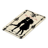 Silhouette Couple Magneet (Linkerzijde)