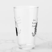 Silhouette Cowgirl Barrel Racing Glas (Rechts)