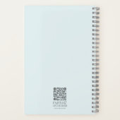 Silhouette Cross Schriftvers gepersonaliseerd Notitieboek (Achterkant)