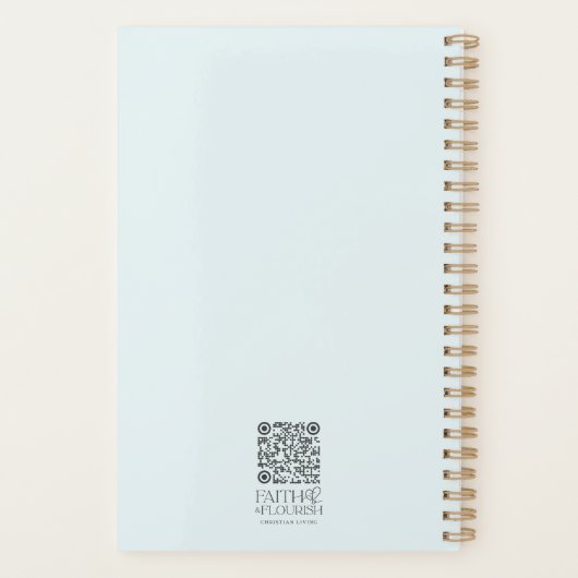 Silhouette Cross Schriftvers gepersonaliseerd Planner (Achterkant)