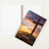 Silhouette Cross Schriftvers gepersonaliseerd Planner (Display)