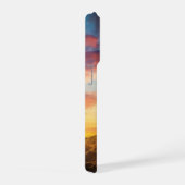 Silhouette Cross Scripture Verse Personalized iPhone Hoesje (Rechterkant)