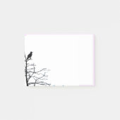 Silhouette Crow Black Bird Natuur Art Post-it® Notes (Voorkant)