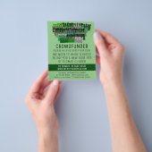 Silhouette Crowd Design, Crowdfunder, Crowdfunding Flyer (Hand)