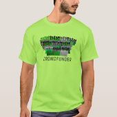 Silhouette Crowd Design, Crowdfunder, Crowdfunding T-shirt (Voorkant)