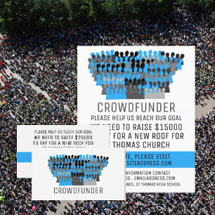 Silhouette Crowd Design, Crowdfunder, Crowdfunding Visitekaartje