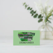 Silhouette Crowd Design, Crowdfunder, Crowdfunding Visitekaartje (Staand voorkant)