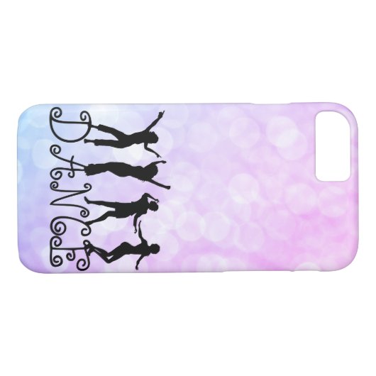 Silhouette Dancers Bokeh Dance Case-Mate iPhone Case (Achterkant (Horizontaal))