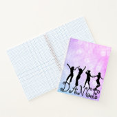 Silhouette Dancers Bokeh Dance Notitieboek (Binnen)