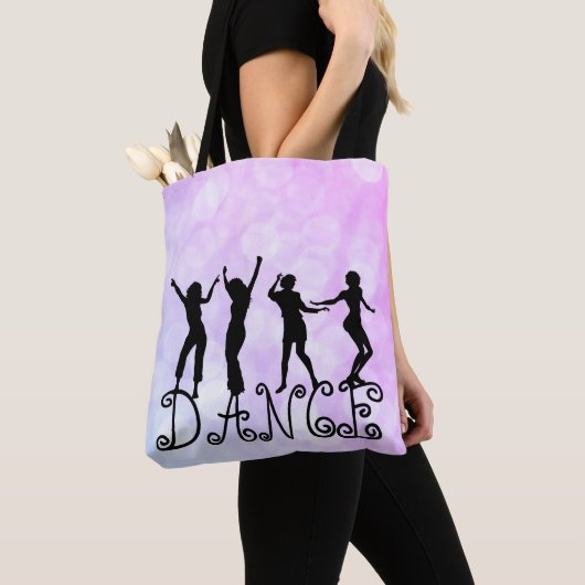 Silhouette Dancers Bokeh Dance Tote Bag (Dichtbij)