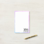 Silhouette Dancers Dance Post-it® Notes (Op bureau)