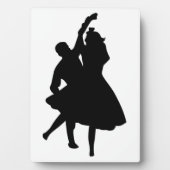 SILHOUETTE DANCERS FOTOPLAAT (voorkant)