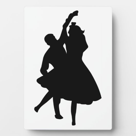 SILHOUETTE DANCERS FOTOPLAAT (voorkant)