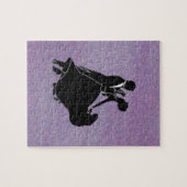 Silhouette Dancers Legpuzzel (Horizontaal)