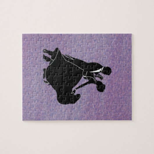 Silhouette Dancers Legpuzzel (Horizontaal)