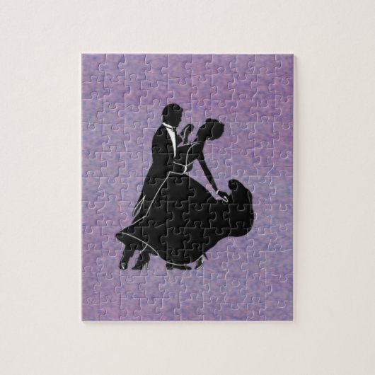 Silhouette Dancers Legpuzzel (Verticaal)