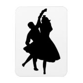 SILHOUETTE DANCERS MAGNEET (Verticaal)
