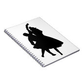 SILHOUETTE DANCERS NOTITIEBOEK (Rechterzijde)