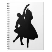SILHOUETTE DANCERS NOTITIEBOEK (Voorkant)