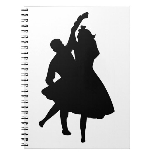 SILHOUETTE DANCERS NOTITIEBOEK (Voorkant)