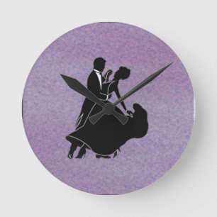 Silhouette Dancers Ronde Klok