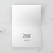 Silhouette Dancing Birthday Card Kaart (Binnen)