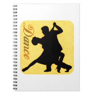 Silhouette Dancing Couple Notitieboek